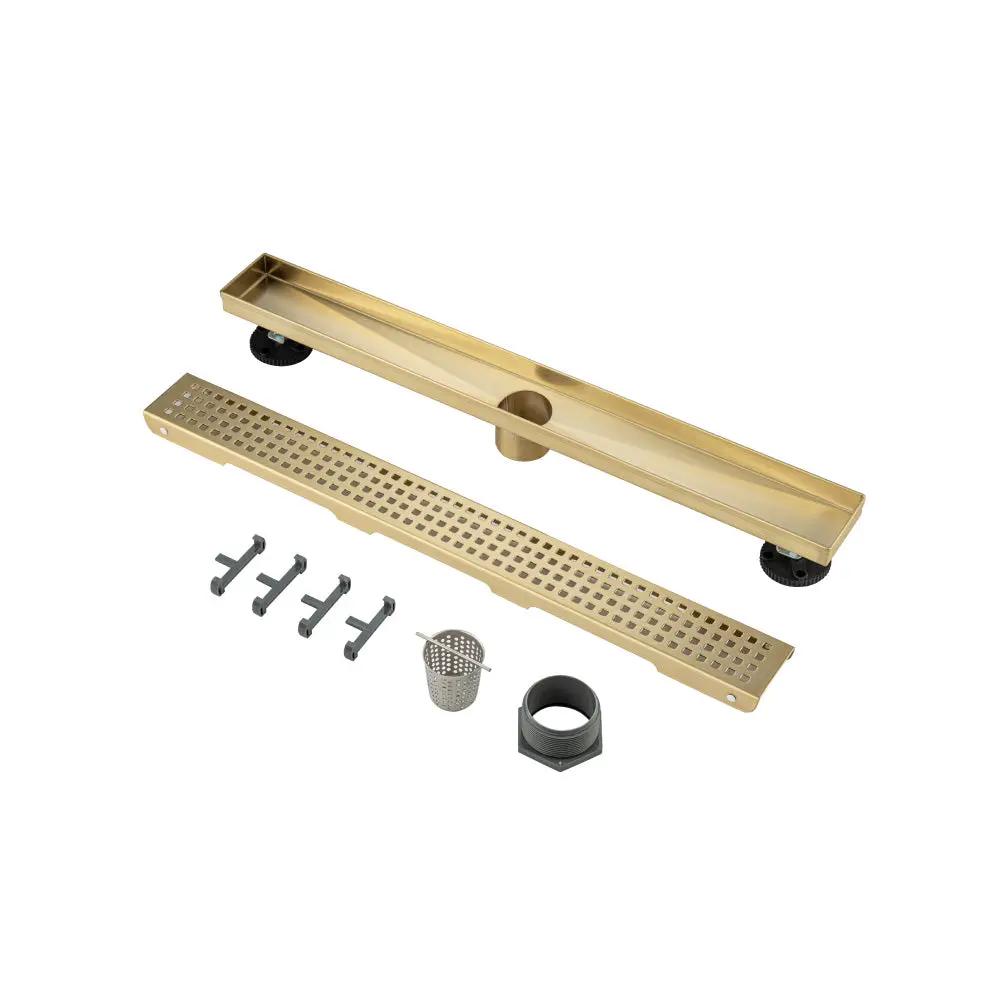 Flusso 24" Decorative Linear Drain with 2" Outlet by Flusso