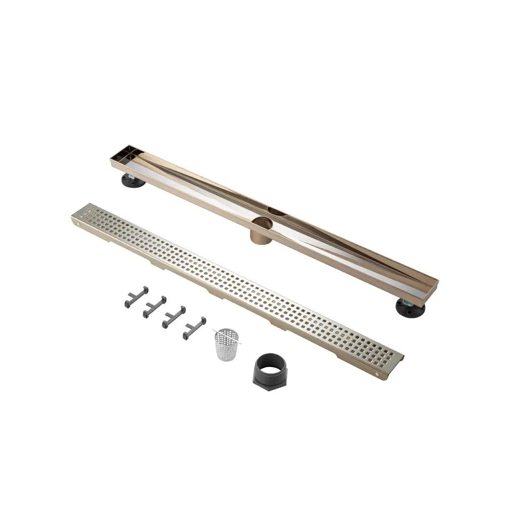 Flusso 32" Decorative Linear Drain with 2" Outlet by Flusso