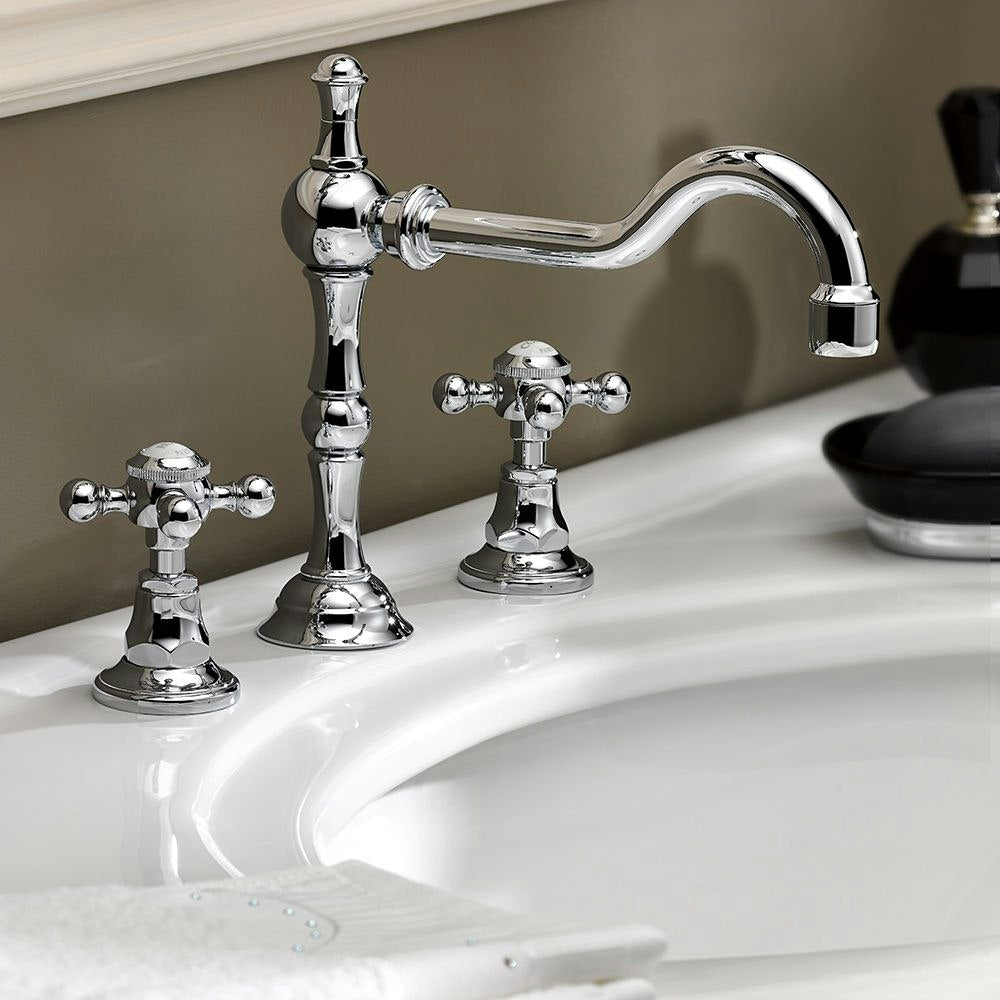chrome polished faucet