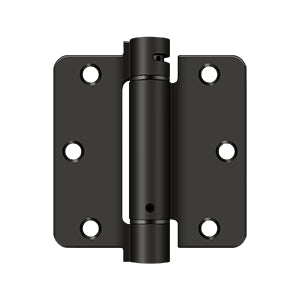 Deltana 3-1/2" x 3-1/2" x 1/4" Spring Hinge