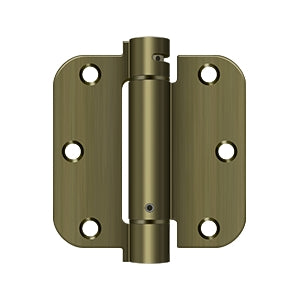 Deltana 3-1/2" x 3-1/2" x 5/8" Spring Hinge