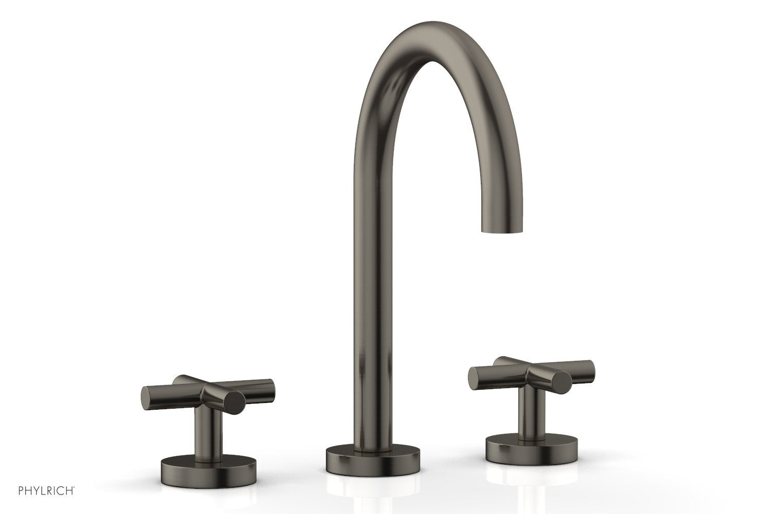 Phylrich TRANSITION Widespread Faucet - High Spout, Cross Handles