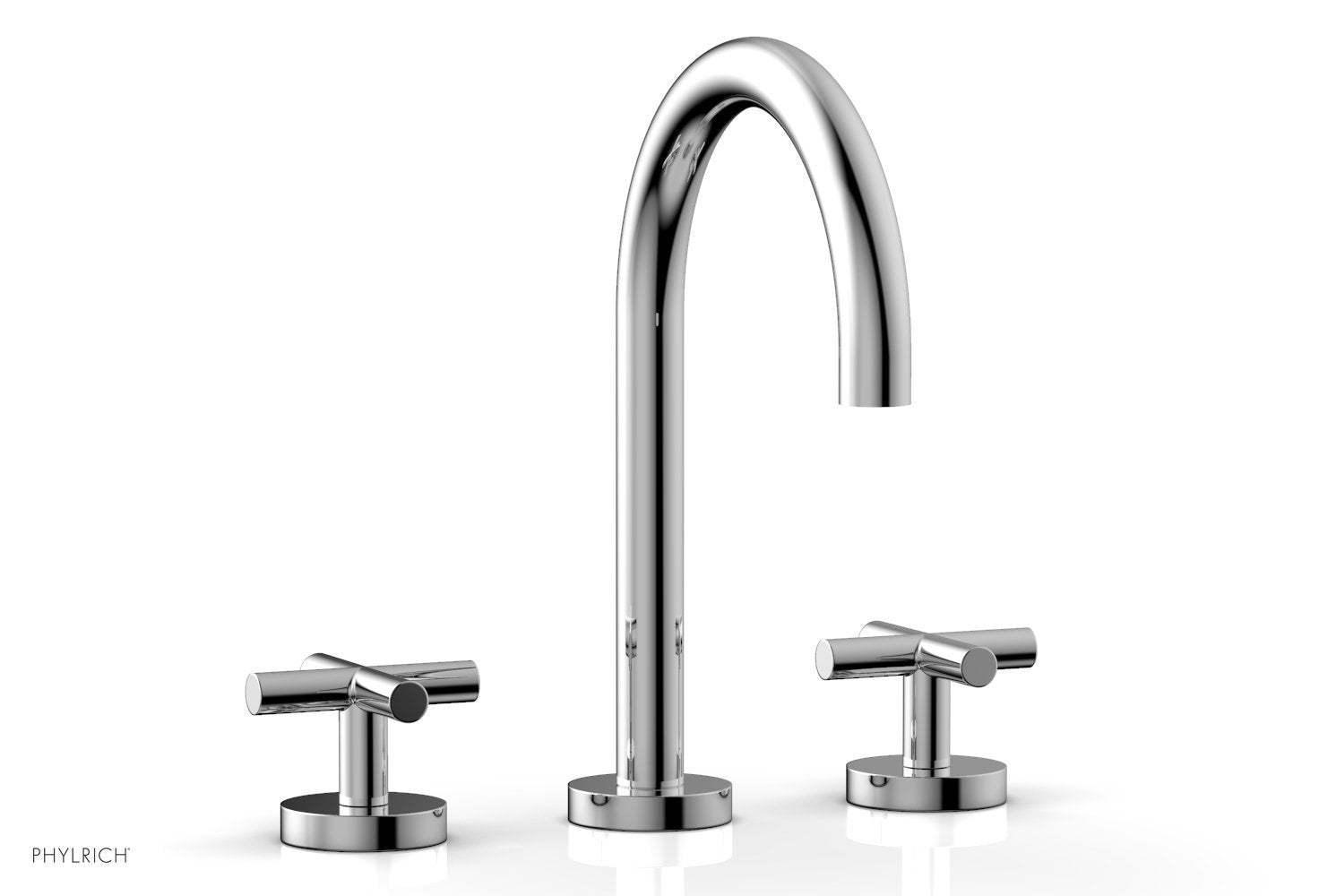 polished chrome faucet