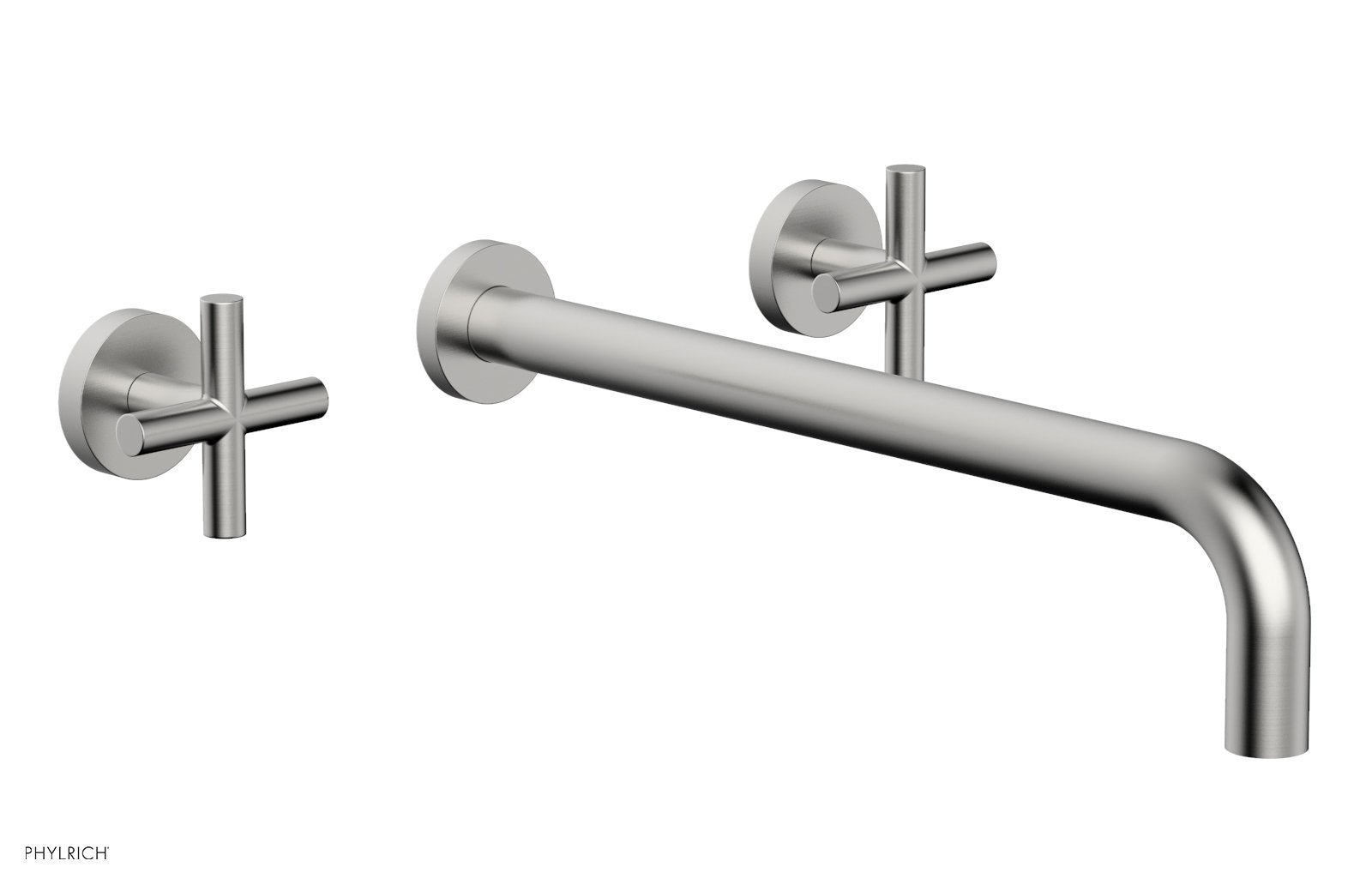 Phylrich TRANSITION Wall Tub Set 14" Spout - Cross Handles