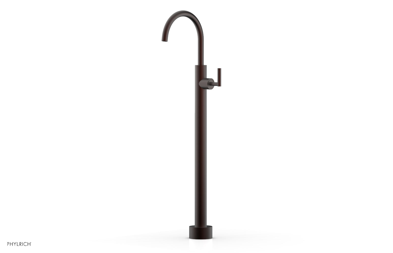 Phylrich TRANSITION Tall Floor Mount Tub Filler - Lever Handle