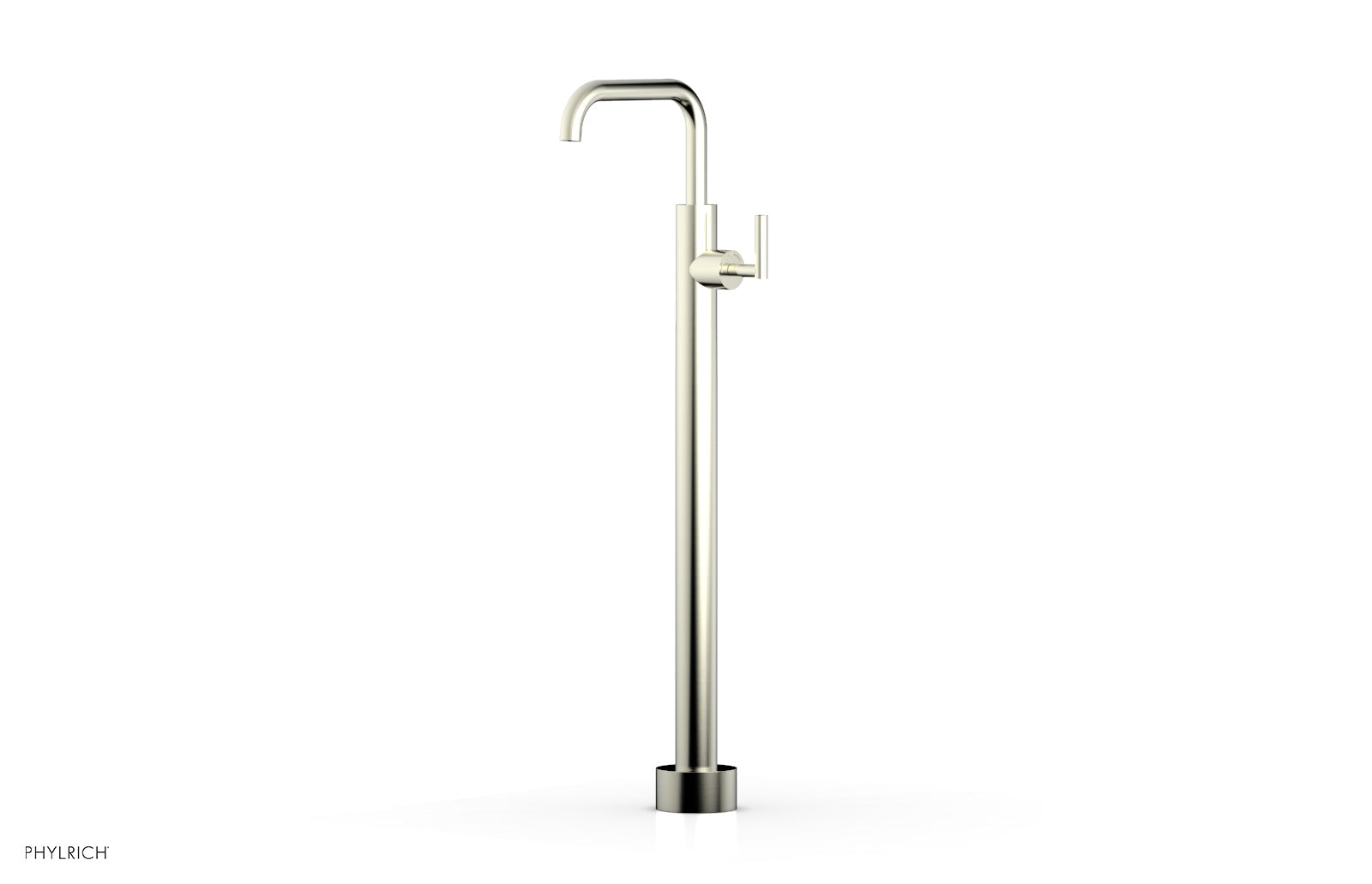 Phylrich TRANSITION Tall Floor Mount Tub Filler - Lever Handle