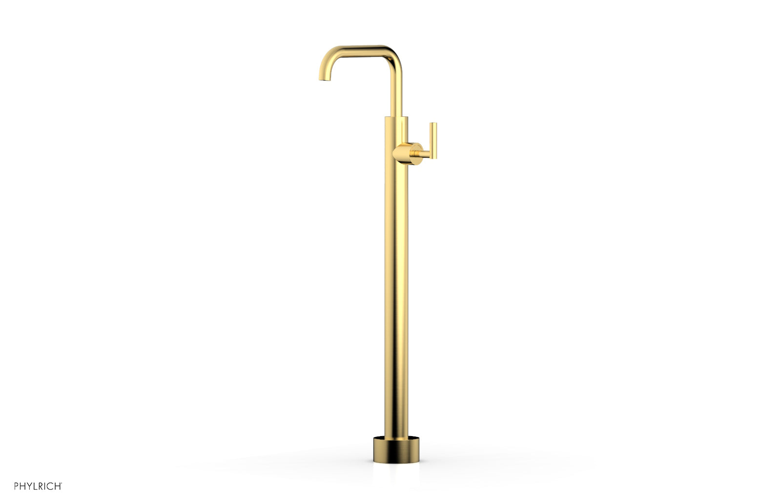 Phylrich TRANSITION Tall Floor Mount Tub Filler - Lever Handle