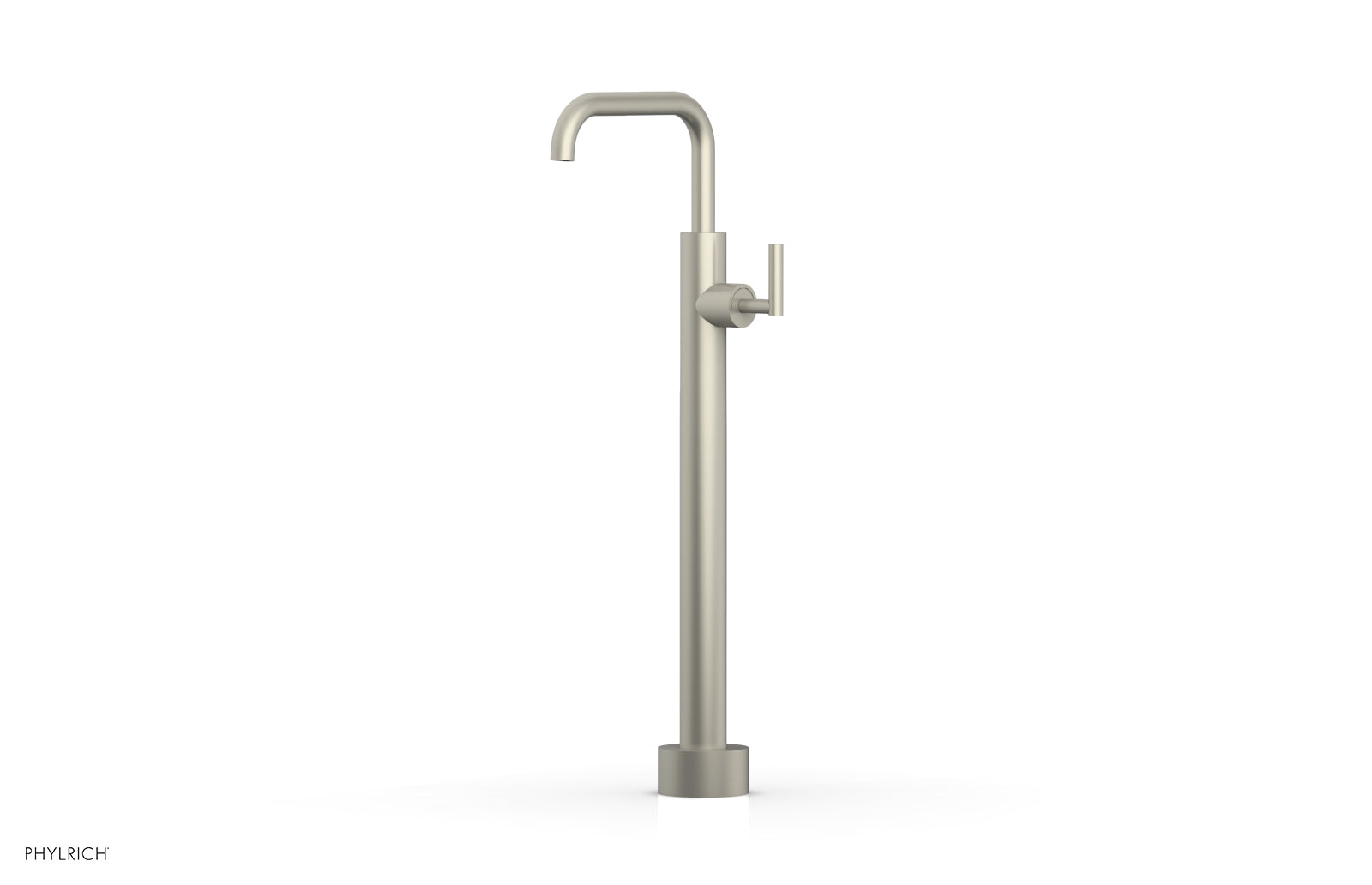 Phylrich TRANSITION Low Floor Mount Tub Filler - Lever Handle