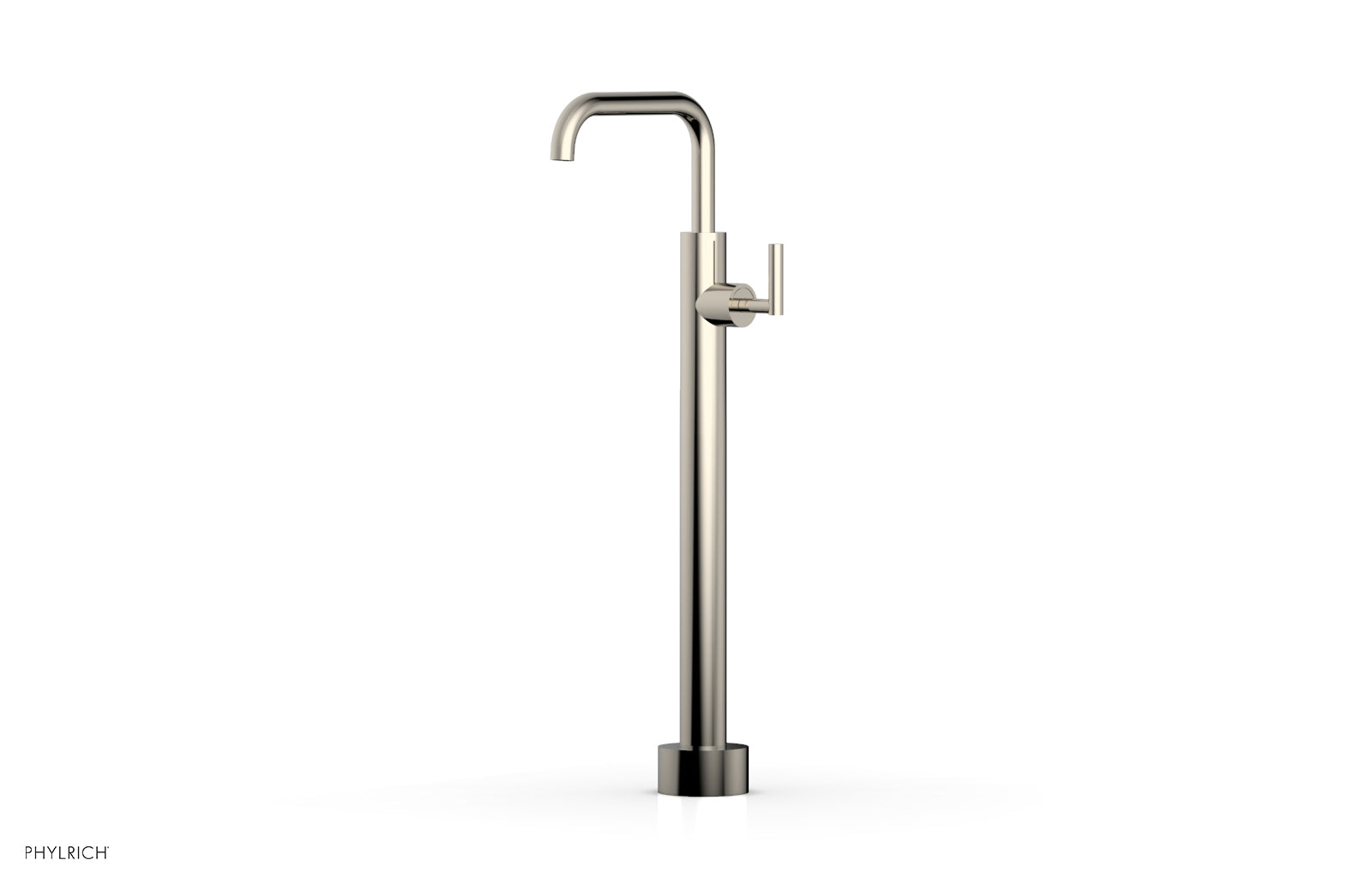 Phylrich TRANSITION Low Floor Mount Tub Filler - Lever Handle