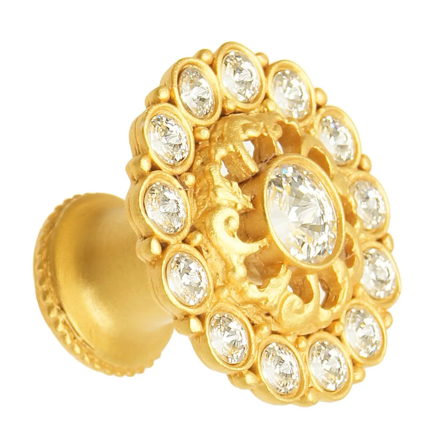gilded mercury cabinet knob