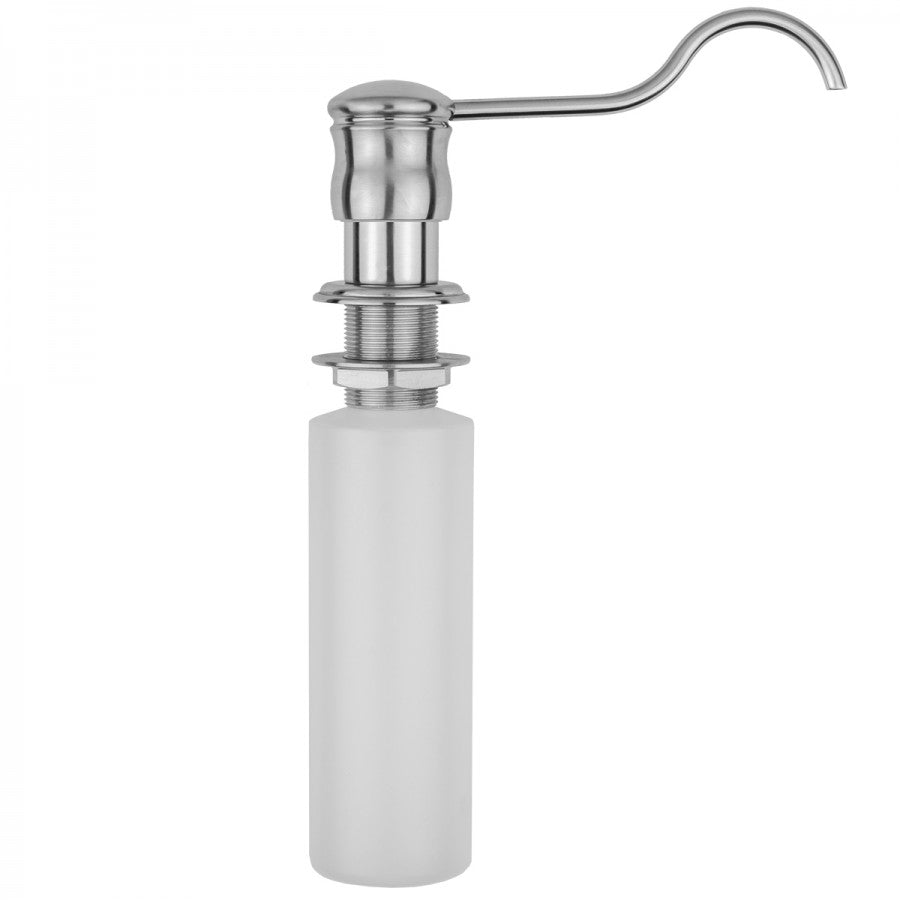 polished chrome soap dispenser