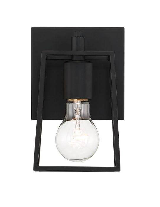 flat black wall sconces