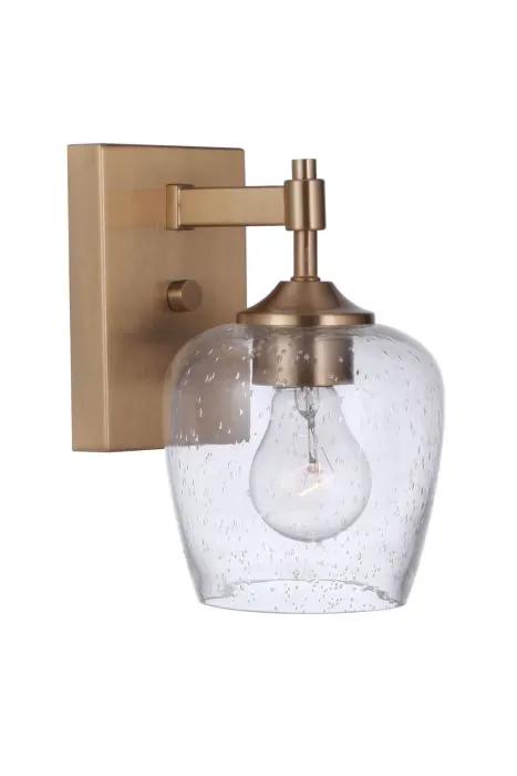 satin brass wall sconces