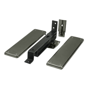 Deltana Double Action Spring Hinge with Solid Brass Cover Plates