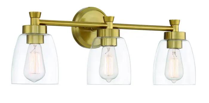 satin brass wall sconces