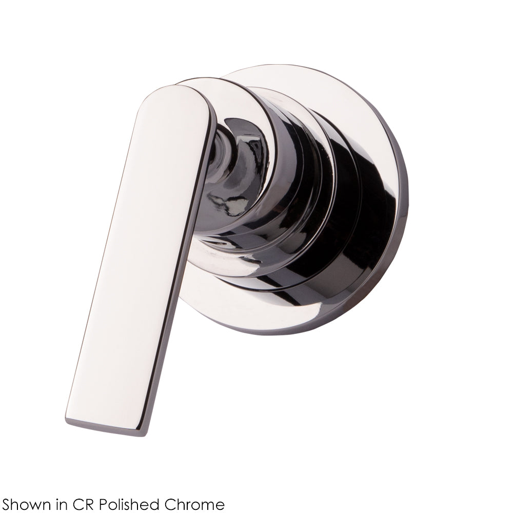 polished chrome shower trim