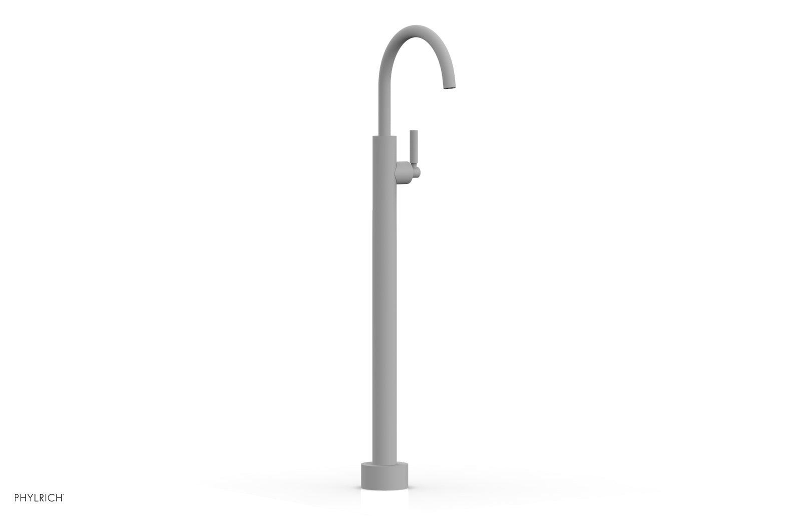 Phylrich BASIC Tall Floor Mount Tub Filler - Lever Handle
