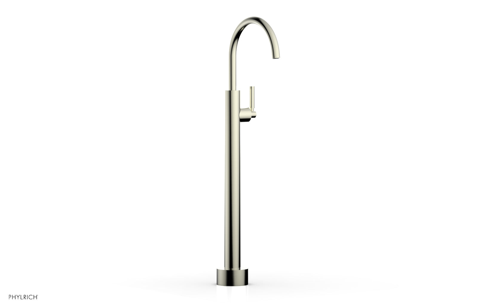 Phylrich BASIC Low Floor Mount Tub Filler - Lever Handle