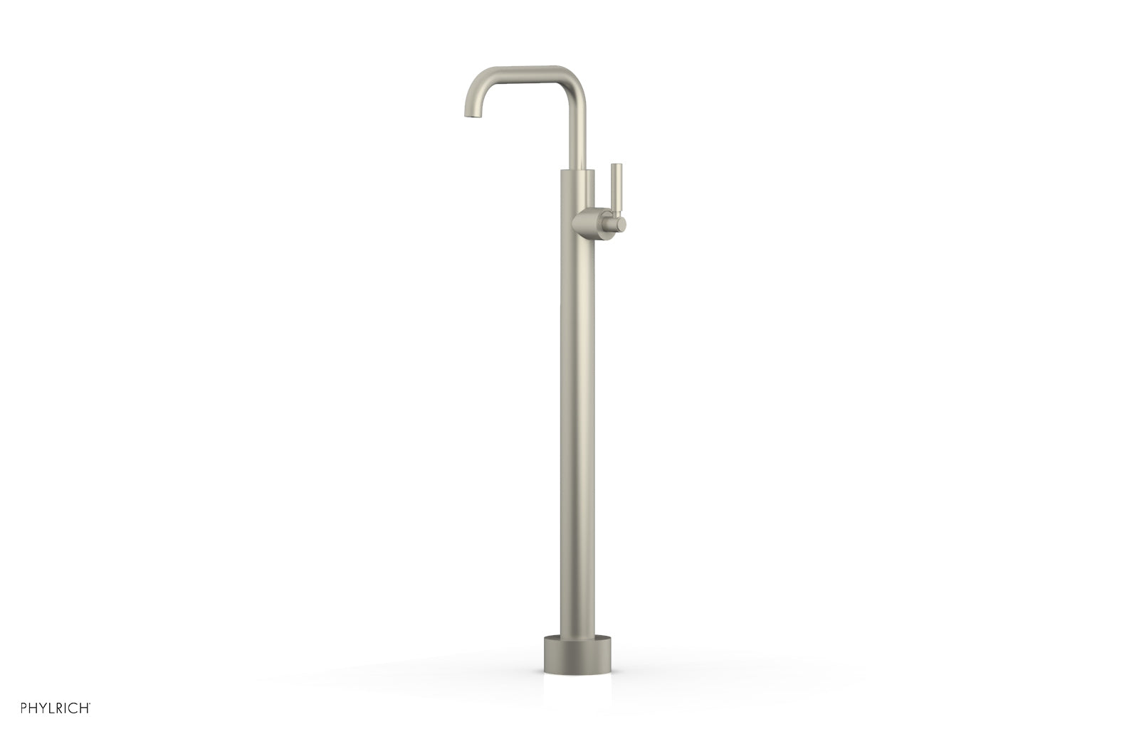 Phylrich BASIC Tall Floor Mount Tub Filler - Lever Handle