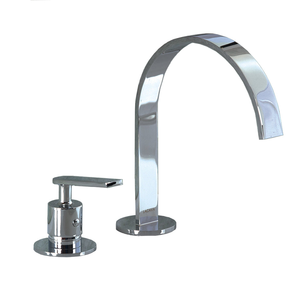 polished chrome faucet