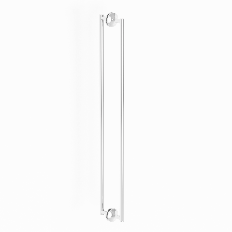 polished chrome lever