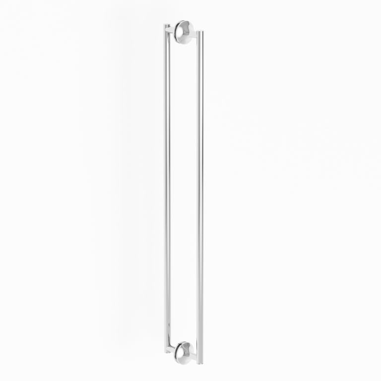 polished chrome lever