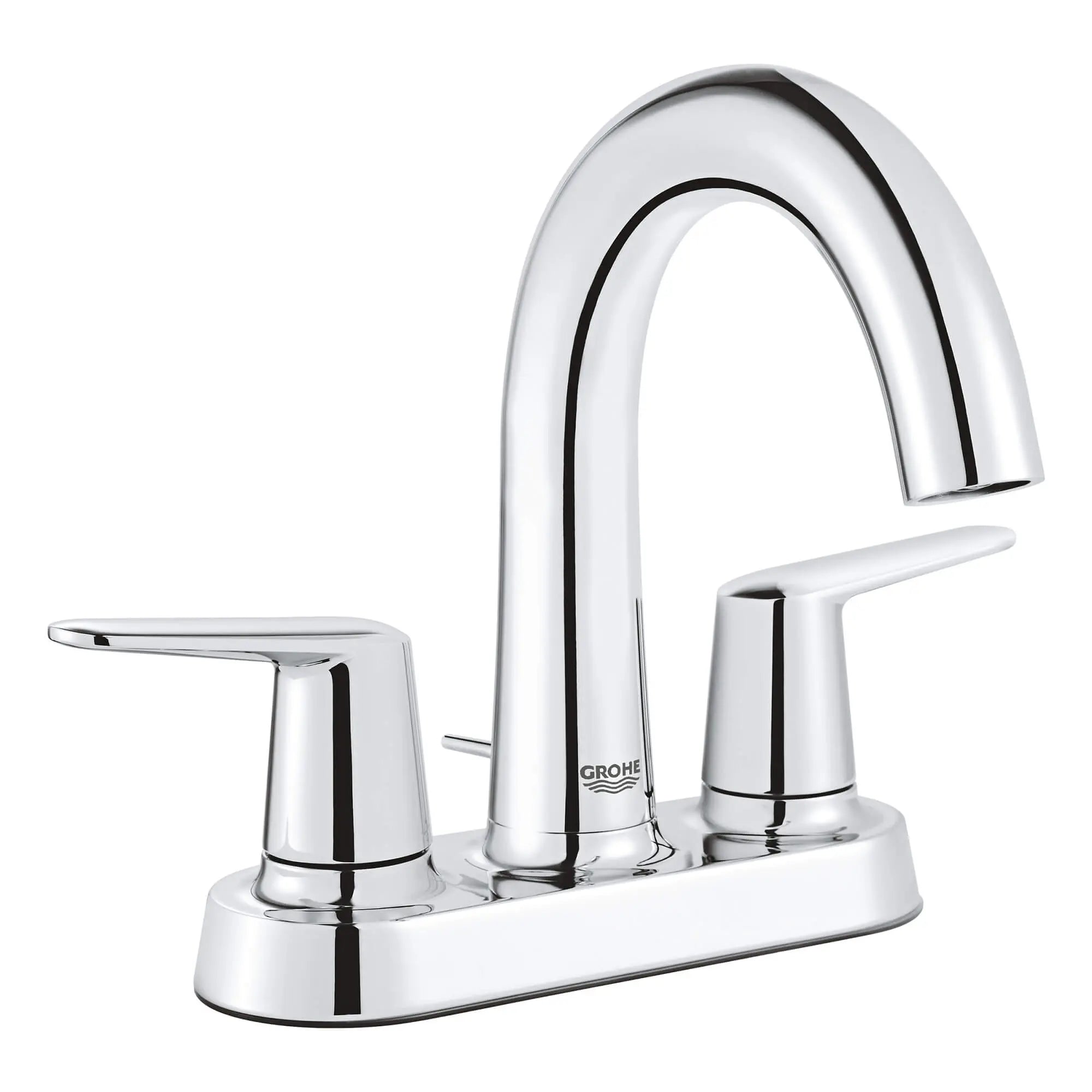 chrome bathroom faucet