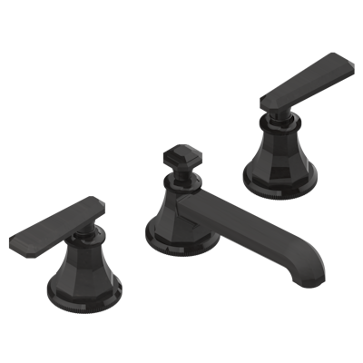 THG Paris Tradition with Lever Handles Widespread Lavatory Set with Drain