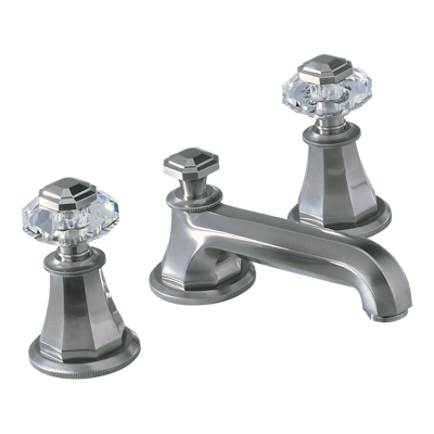 THG Paris Tradition Crystal Widespread Lavatory Set with Drain