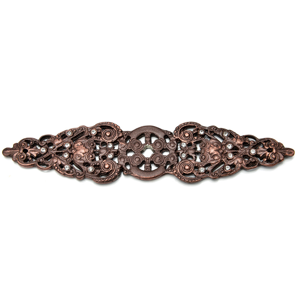 Carpe Diem Juliane Grace Elongated Back Plate - Decorated with Swarovski Crystals