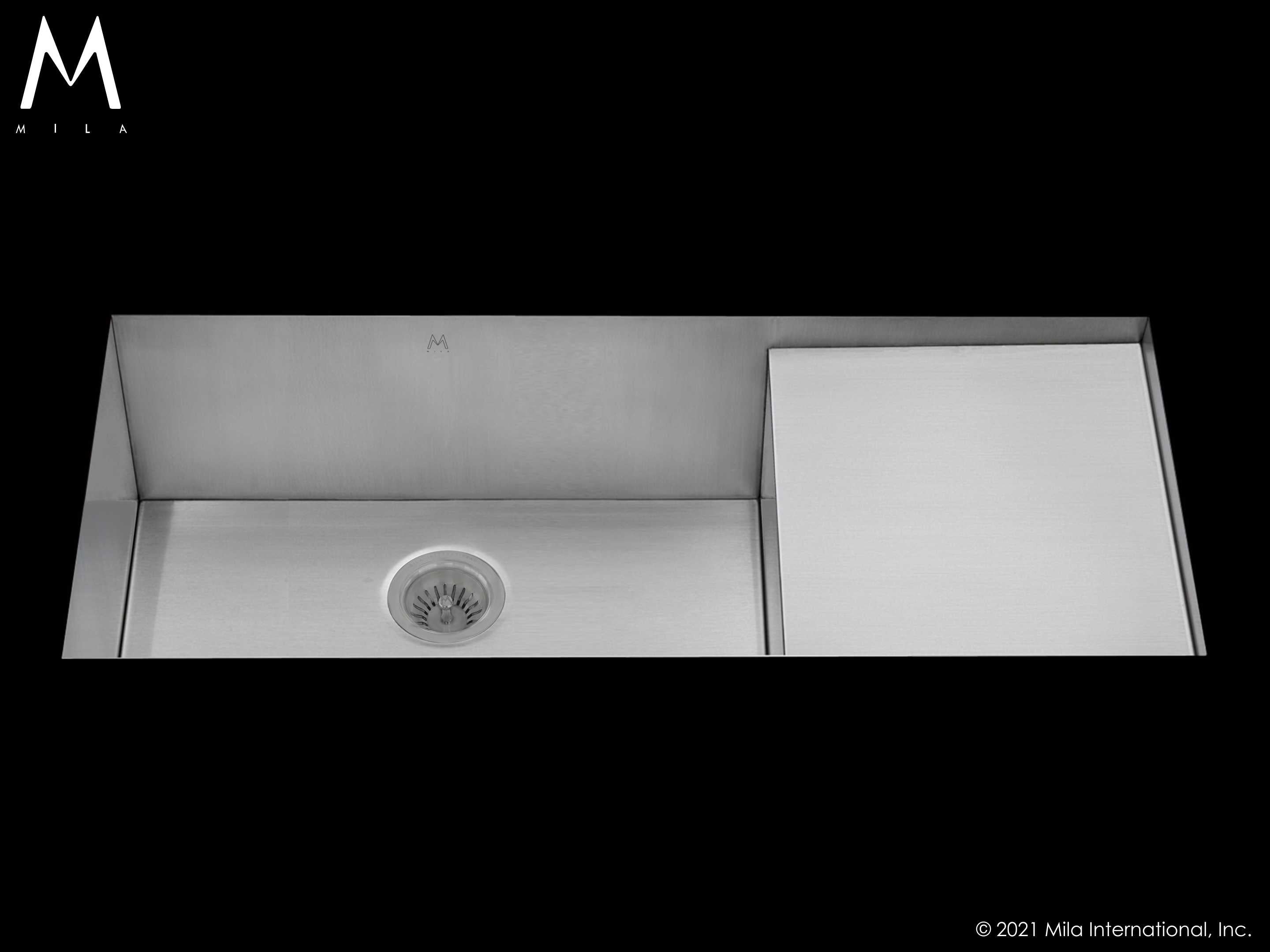 satin brushed ss kitchen sink