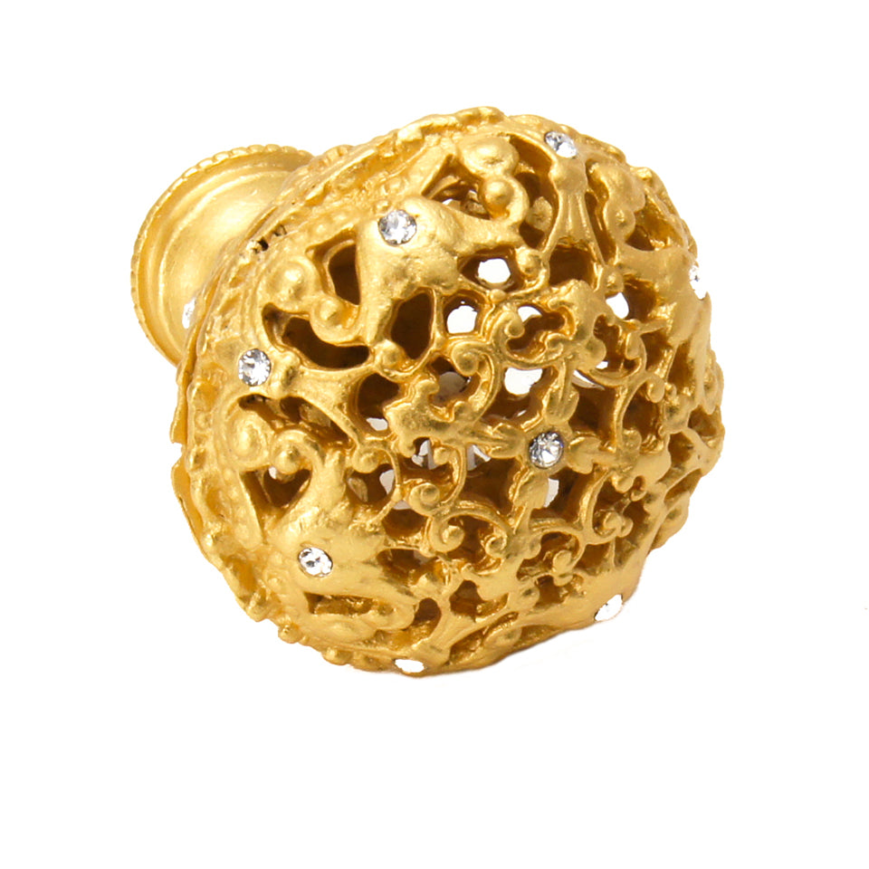 gilded mercury cabinet knob