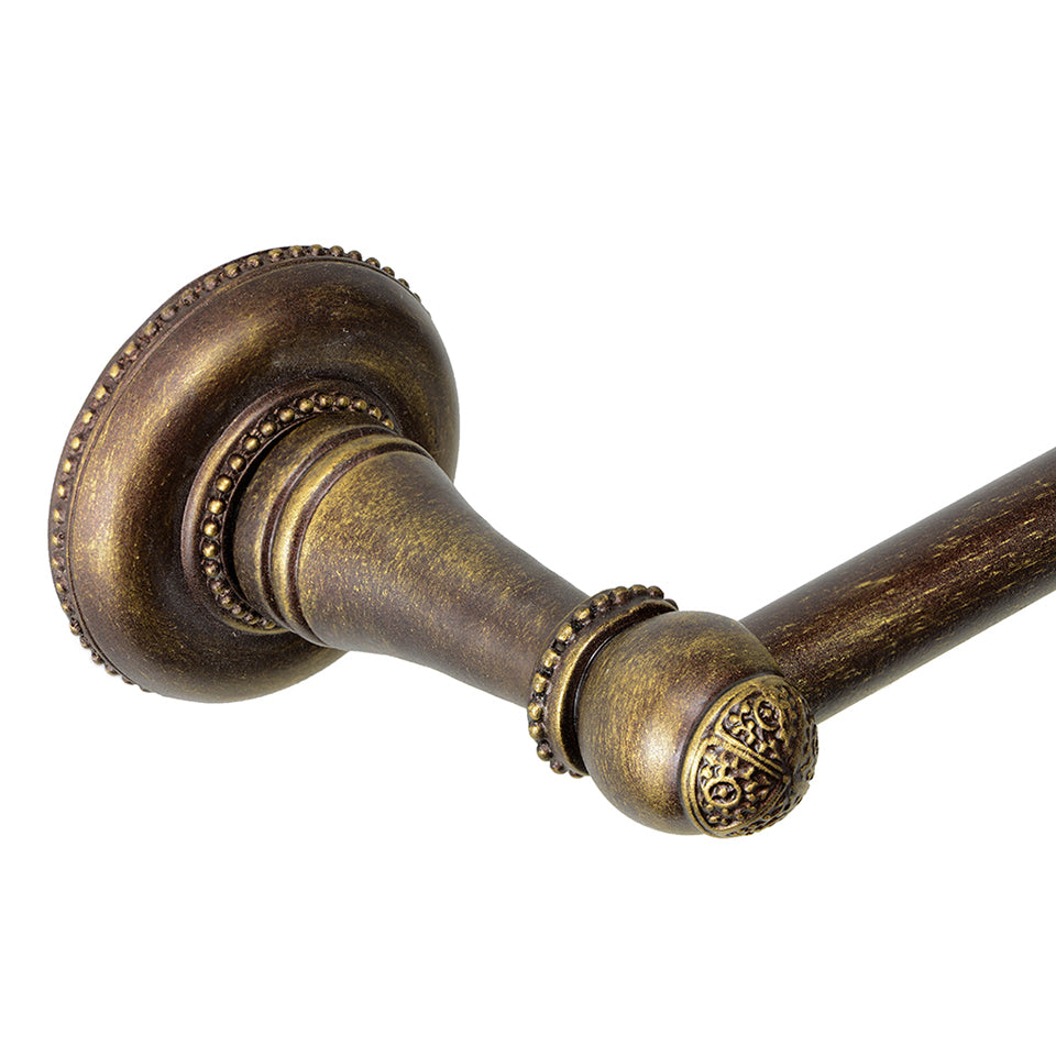 antique brass towel bars/rack