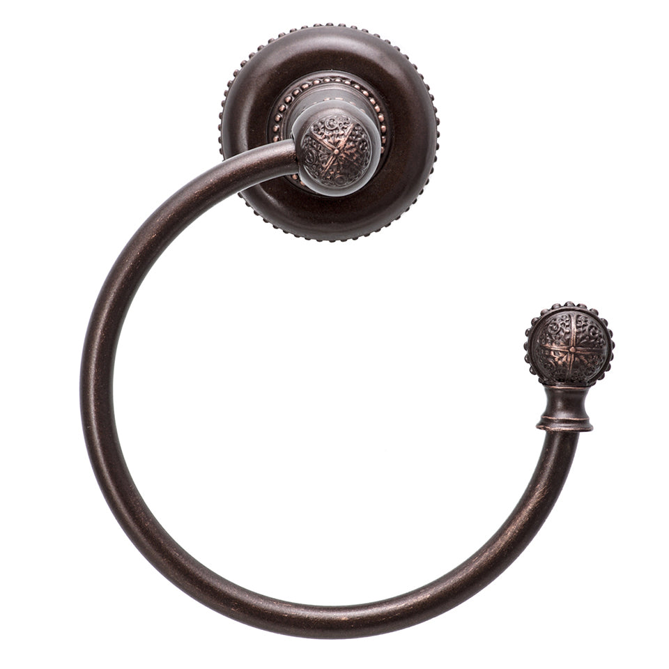 oil rub bronze towel ring