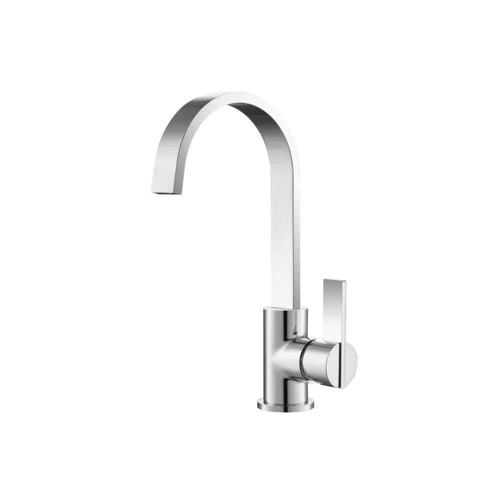 chrome bathroom faucet