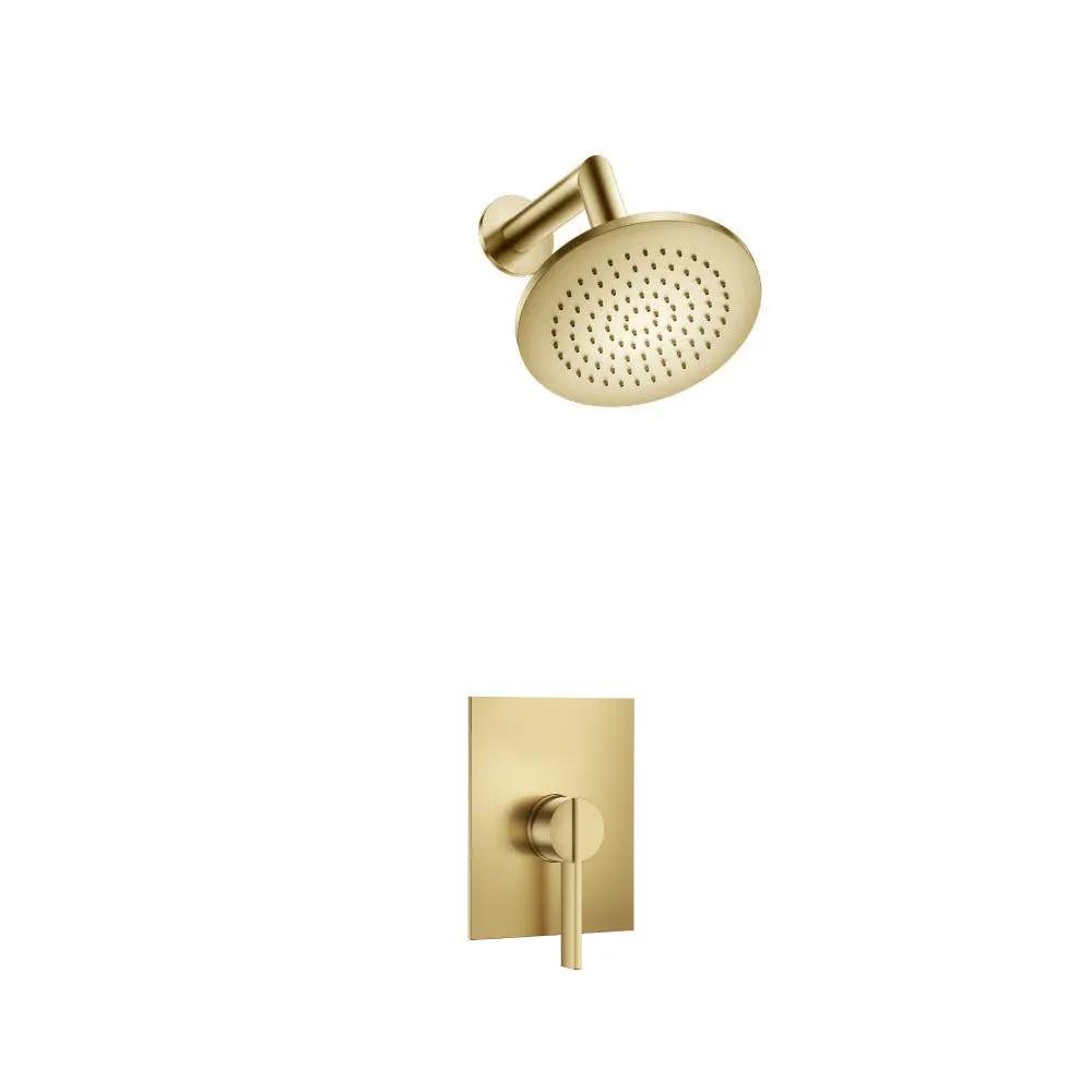 Flusso Serie 145 Single Output Shower Set with Brass Shower Head and Arm by Flusso