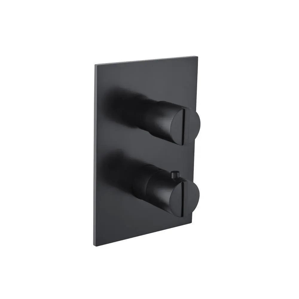 Flusso Serie 145 3/4" Thermostatic Valve and Trim - 3 Way Diverter - 3 Outputs by Flusso