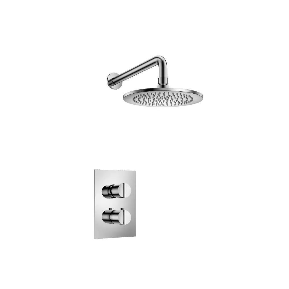 chrome shower set