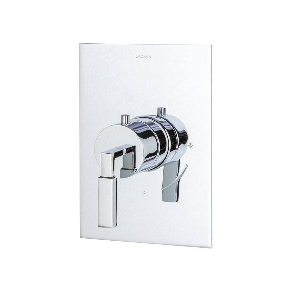 polished chrome shower trim