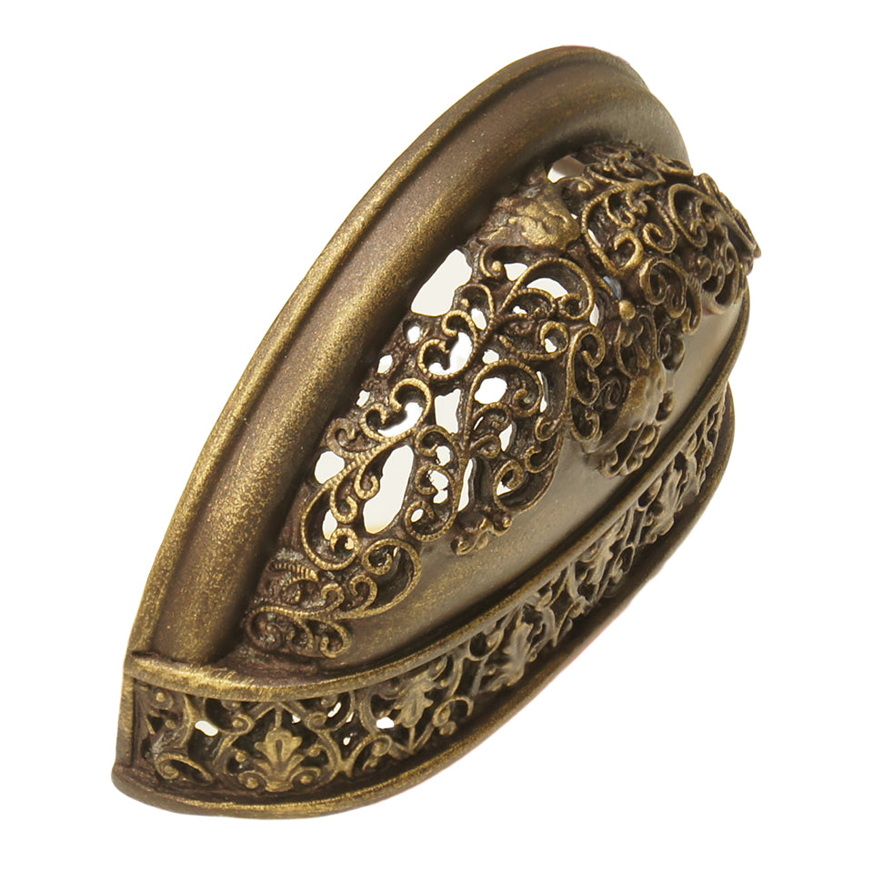 antique brass cabinet pull