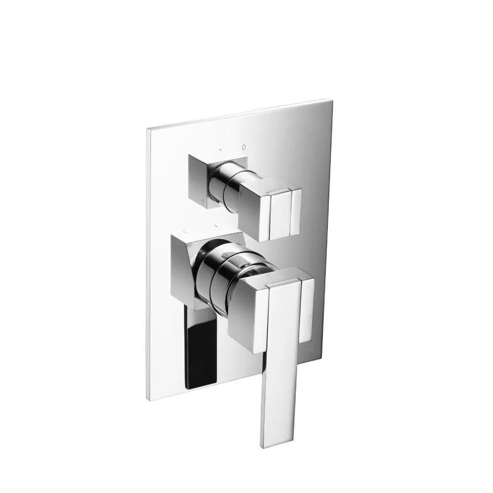 chrome shower valve