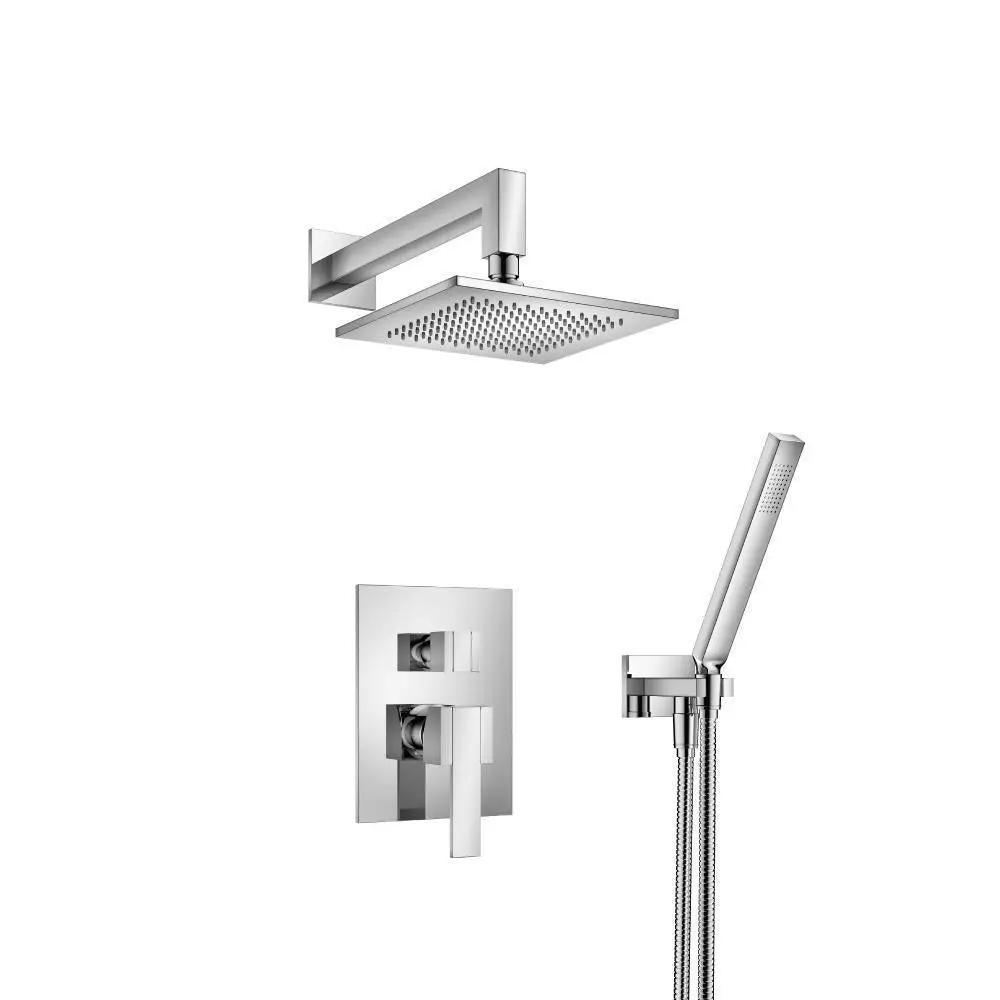 chrome shower set