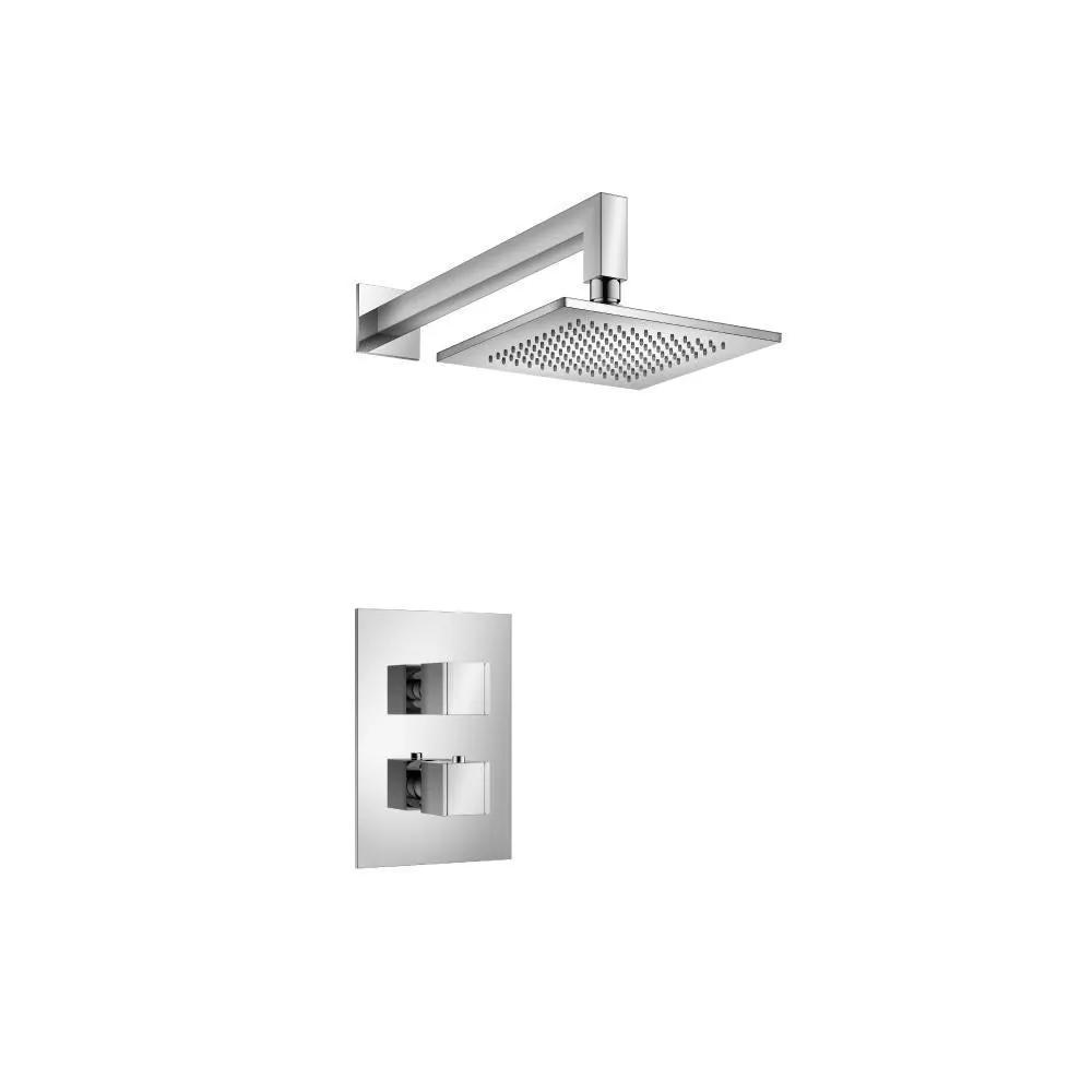 chrome shower set