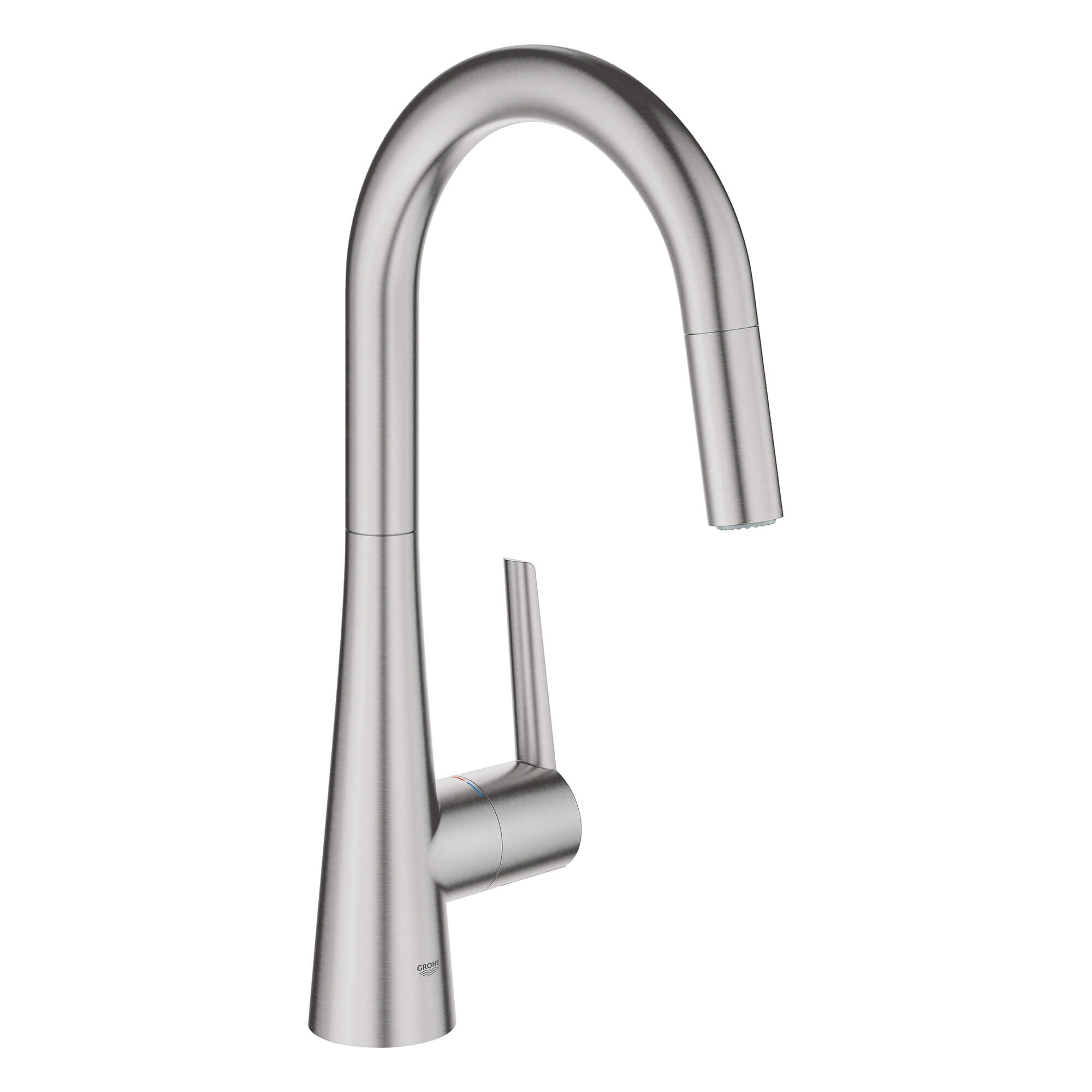 Grohe Zedra Single-Handle Pull Down Kitchen Faucet Dual Spray 1.75 GPM
