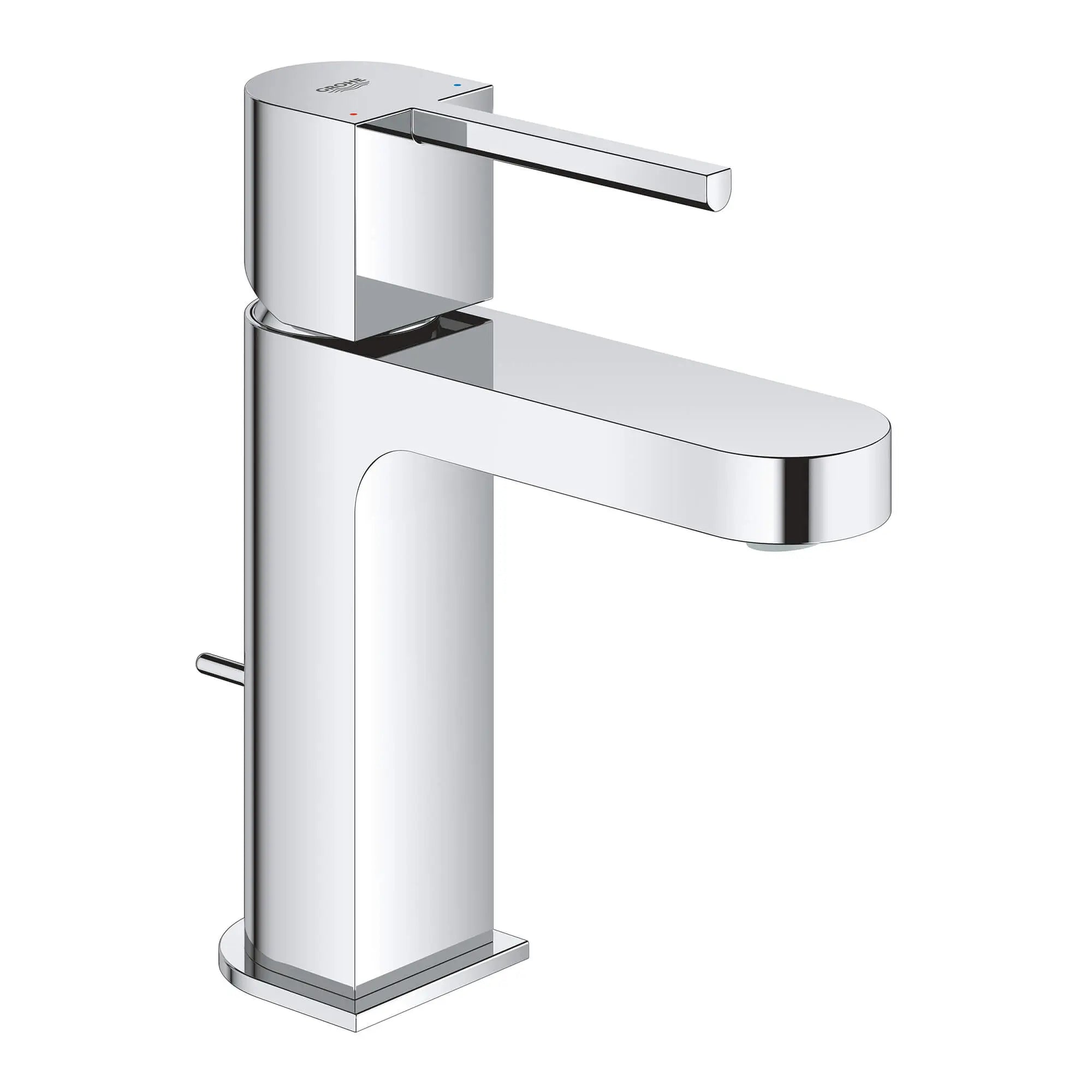 chrome bathroom faucet