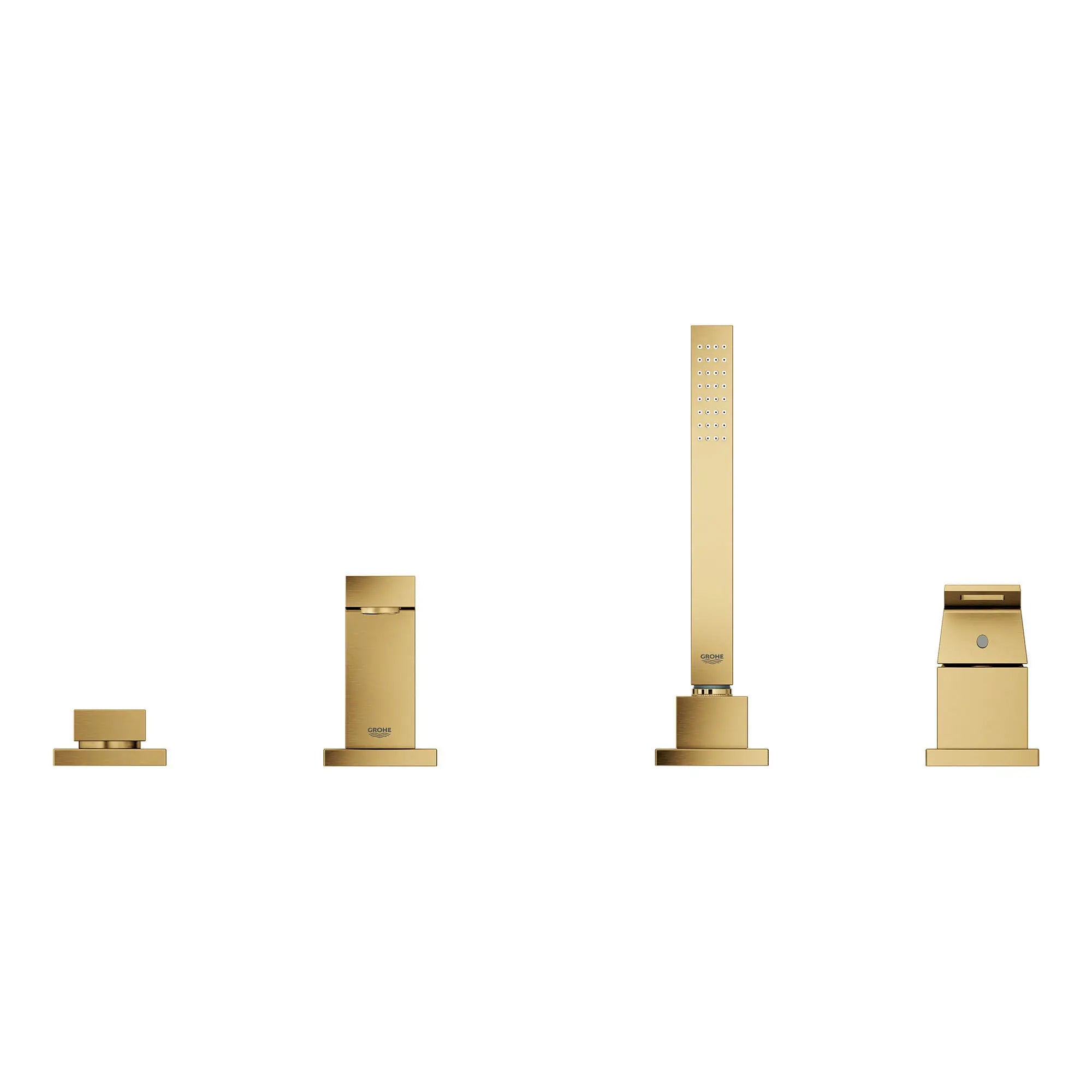 brushed cool sunrise tub faucet