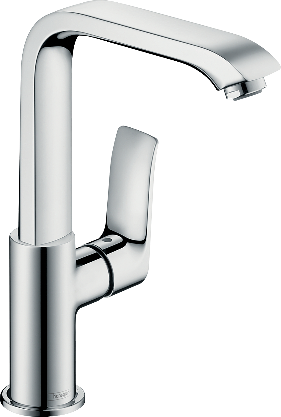 chrome bathroom faucet