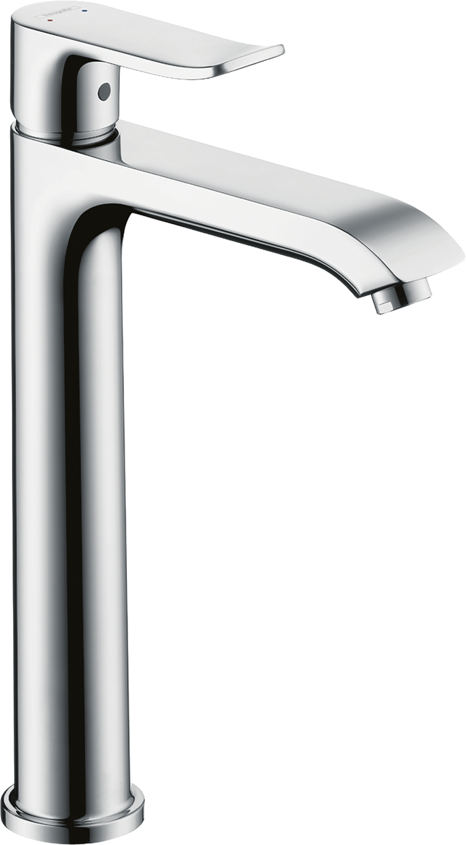 chrome bathroom faucet