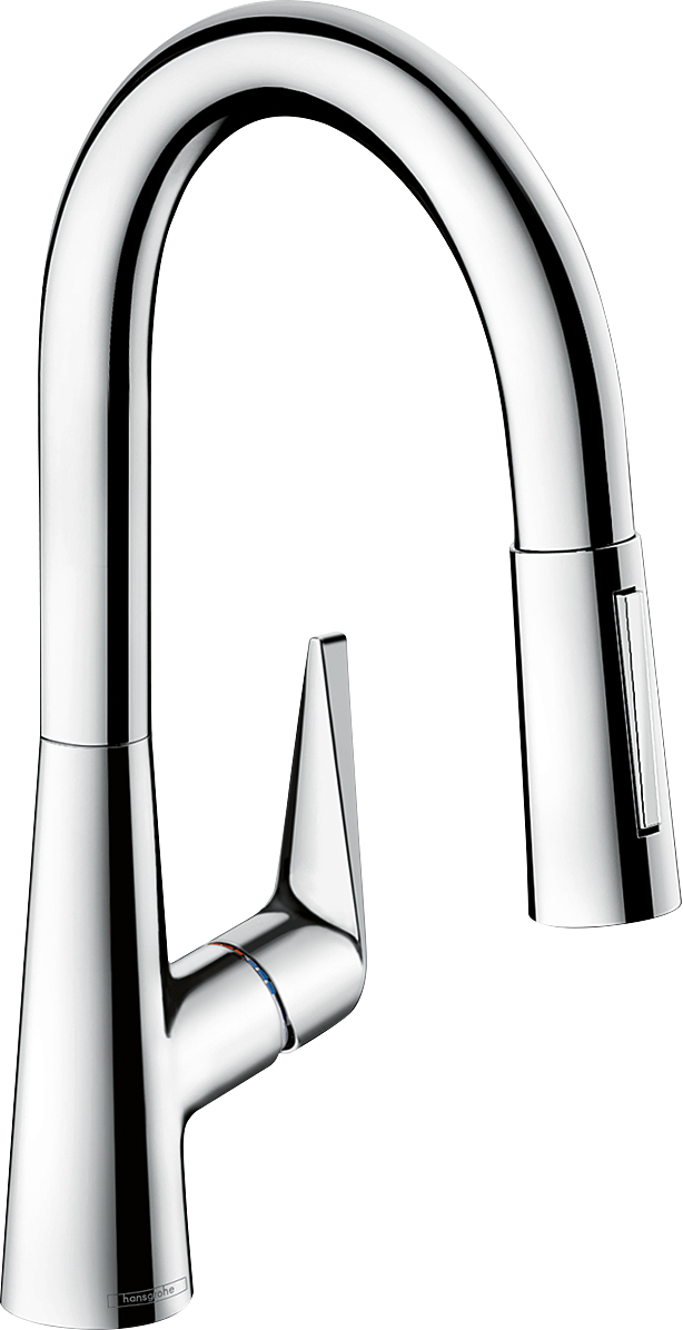 chrome kitchen faucet