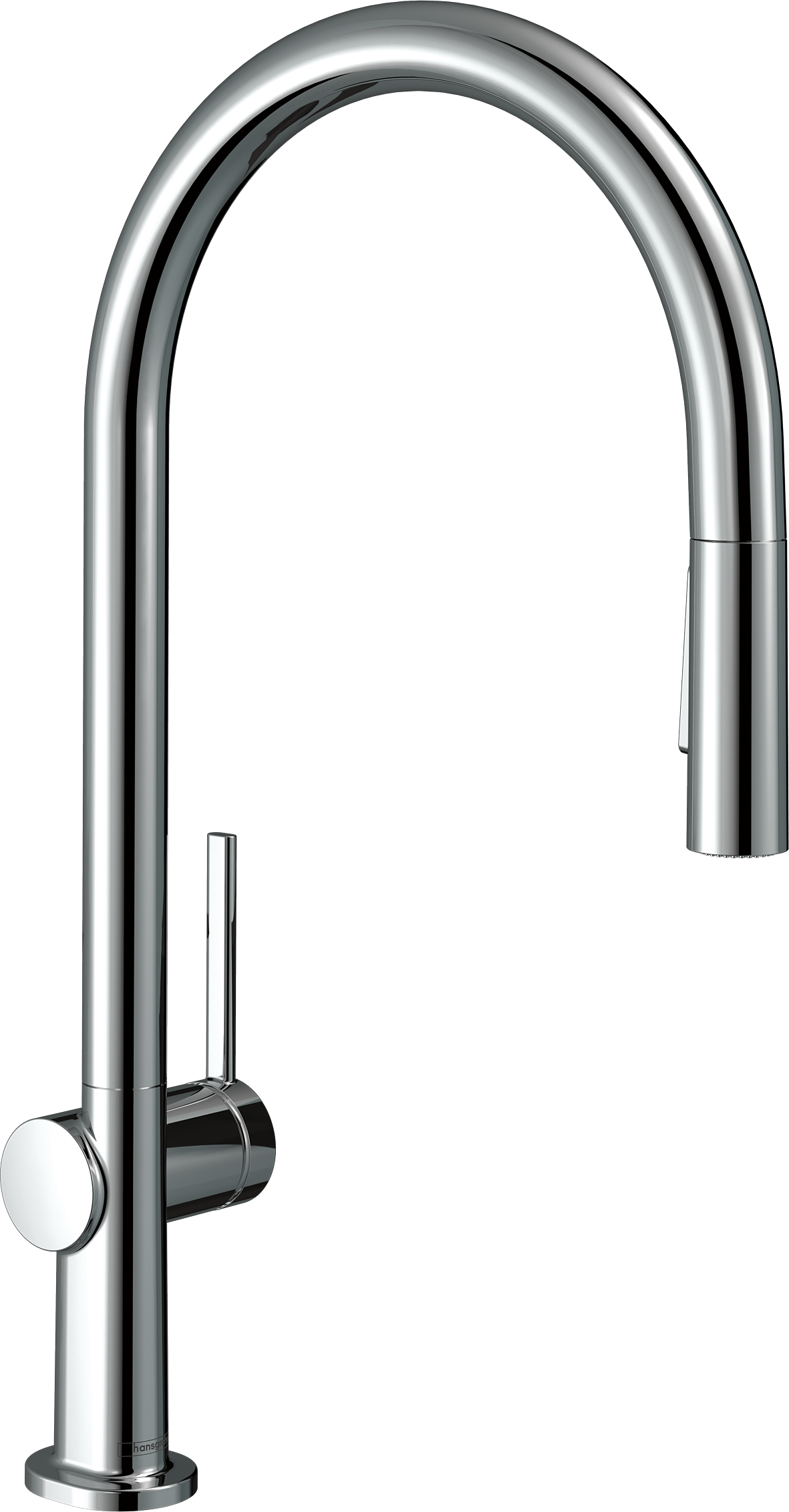 chrome kitchen faucet